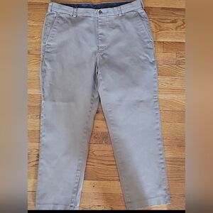 Brooks Brothers Tan Clark Winter Pants Mens 38x34 Soft Cotton Twill St…